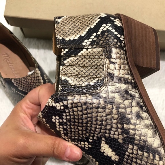 Madewell Sonia Low Leather Chelsea Boots Heather - Picture 2 of 8